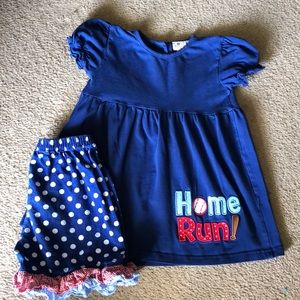 Girls Baseball Set